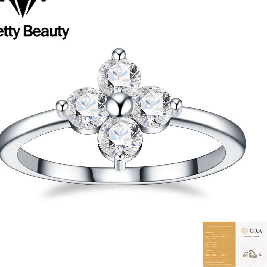 Authentic Whispers Of Fortune The Four- Leaf Clover Gold- Plated Talisman Ring