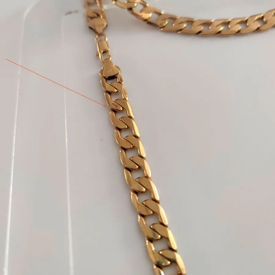 Authentic The Golden Sovereign Miami Curb Link Talisman