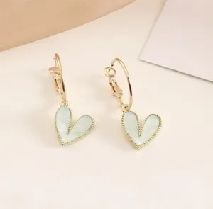 Authentic Aura of the Southern Belle: Gilded Heart Dainty Talisman Earrings