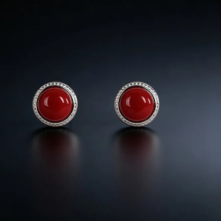 Authentic Whispers Of The Crimson Moon Agate & Sterling Talismans