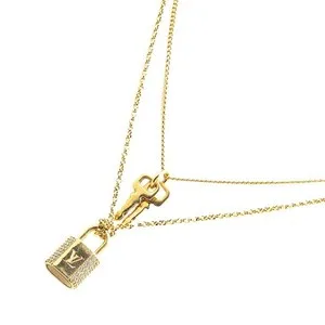 Authentic The Gilded Guardian: Louis Vuitton LV Padlock Talisman