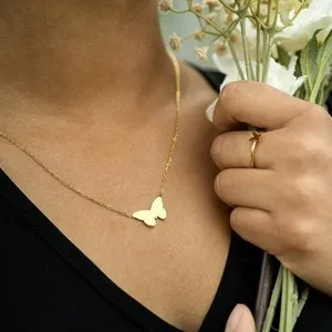 Authentic Ethereal Transformation Butterfly Amulet in Gilded Light