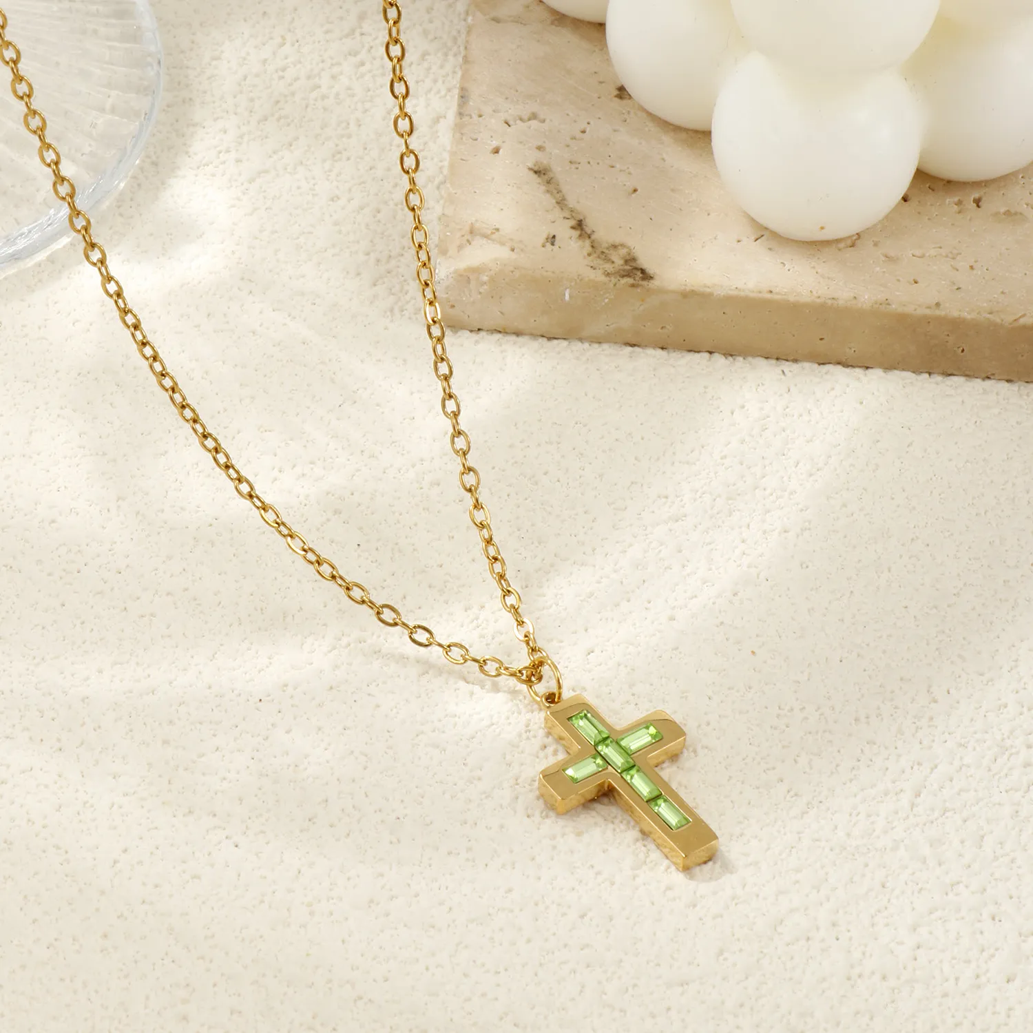 Authentic The Sacred Cross Of Birthstone Blessings