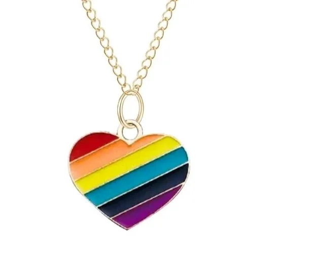 Authentic The Enamored Heart Of Pride A Gold- Plated Talisman Of Love And Strength