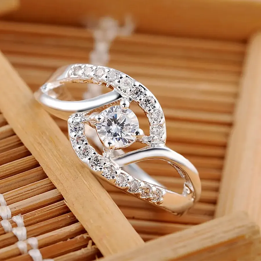 Authentic Celestial Halo The Zircon And Sterling Silver Talisman Ring Of Radiant Vitality