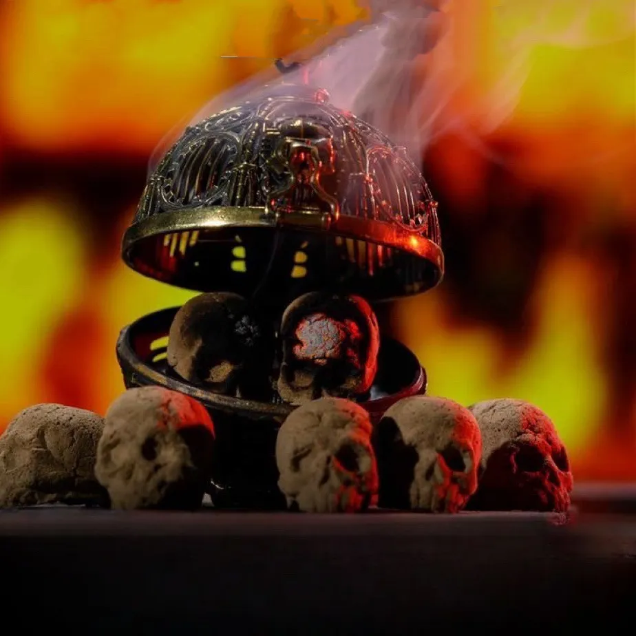 Authentic Star Cast Incense Burner Pure Necklace 40K Mechanical God Cult Ohm Messiah Great Sage Blessing Game