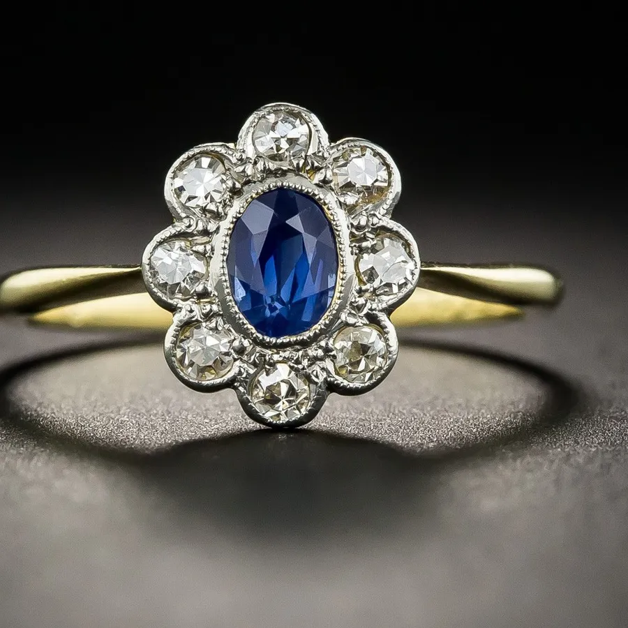 Authentic Rings Genuine S925 Silver Gemstone Jewelry Ring Anniversary