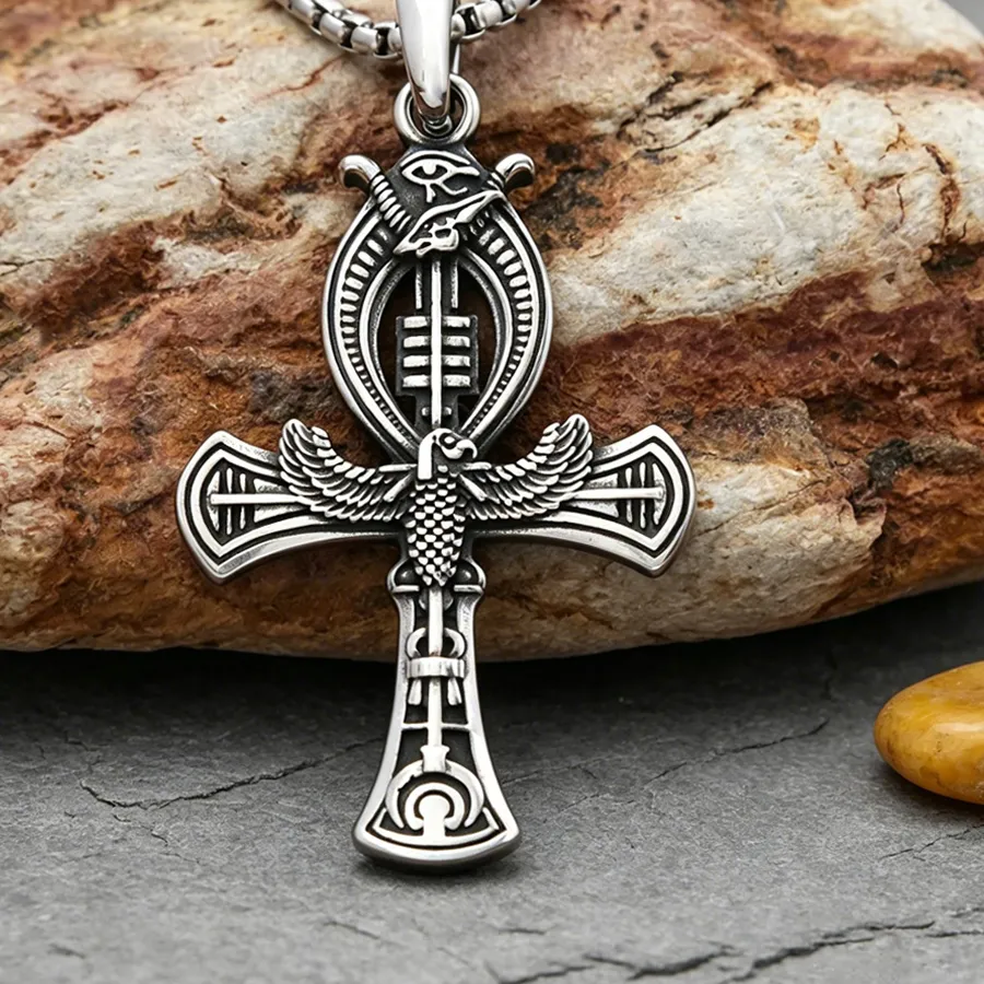 Authentic Ankh Of Eternal Light The Eye Of Horus Guardian Pendant