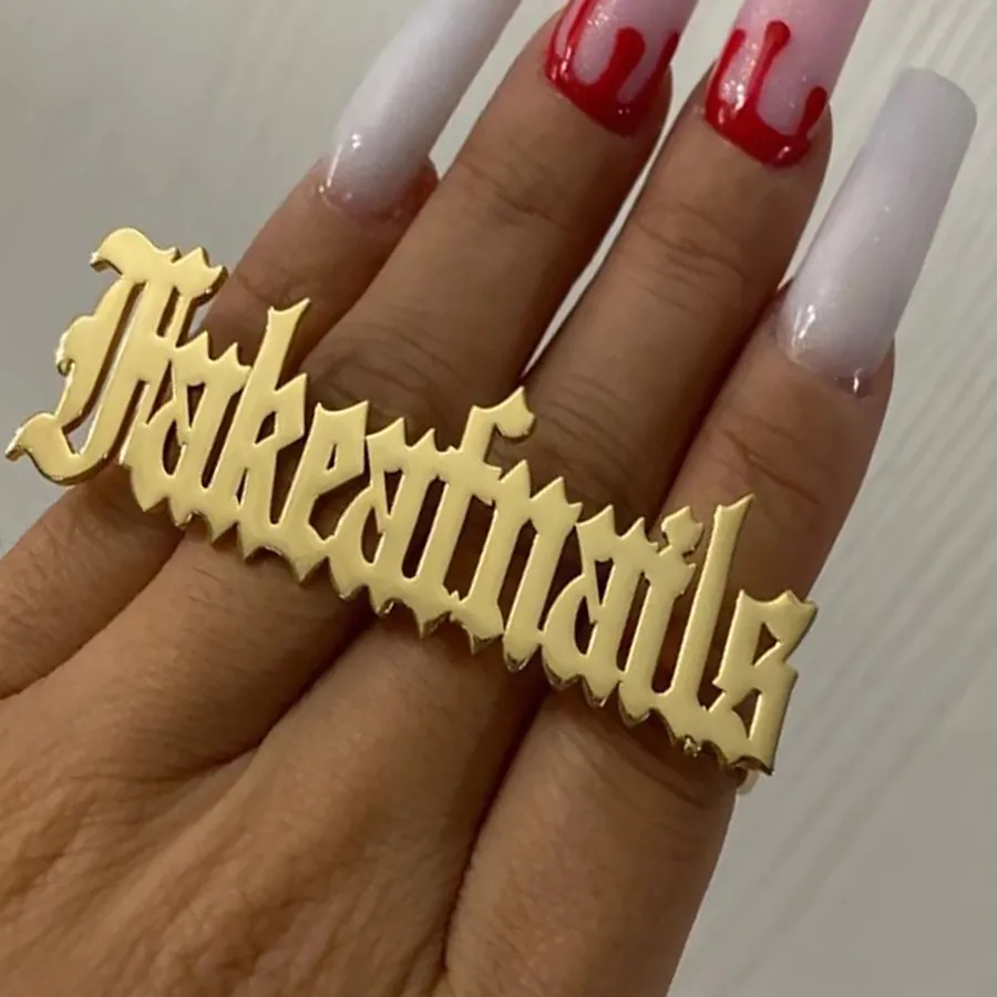 Authentic The Sovereign Crest Personalized Gold Talisman Ring