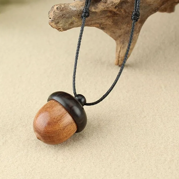 Authentic The Oak Spirit Talisman Sandalwood Pinecone Pendant Of Ancient Wisdom