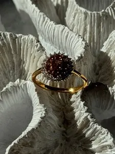 Authentic The Golden Dusk Spinel Ring