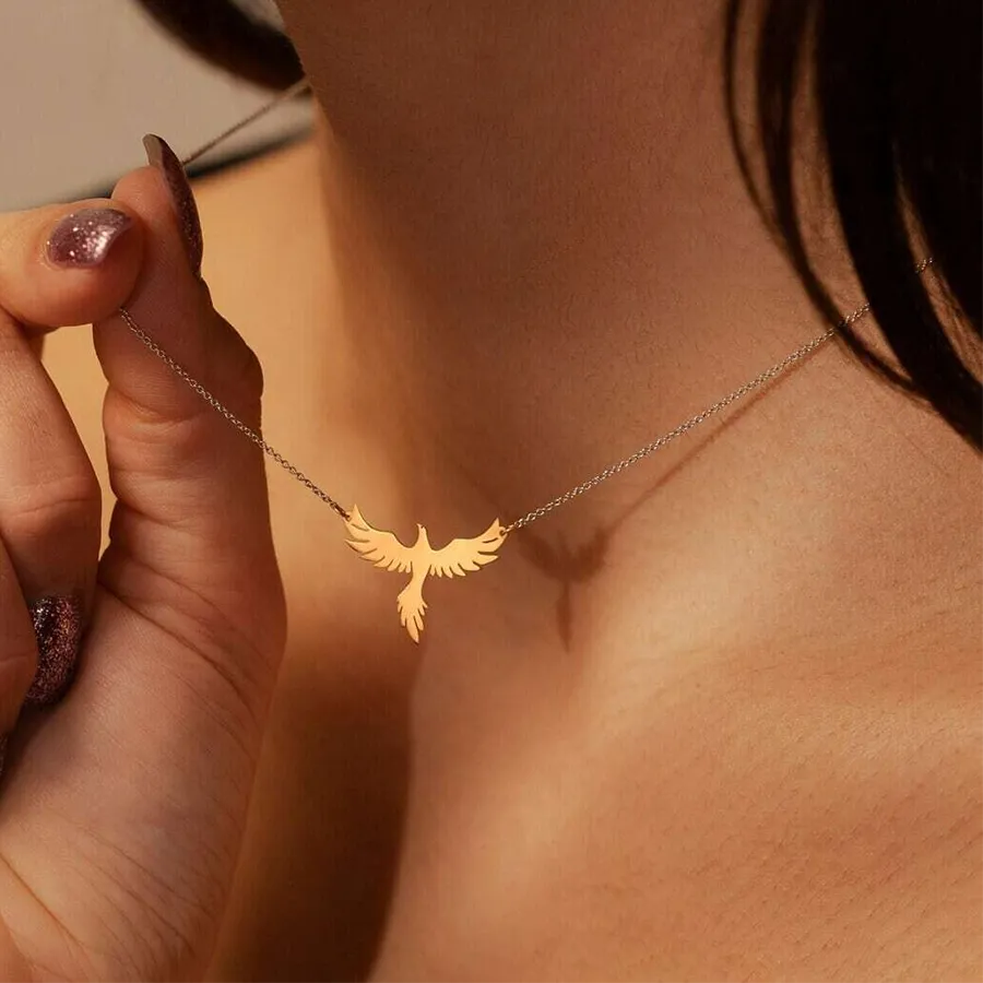 Authentic Phoenix Reborn The Golden Firebird Amulet Of Renewal