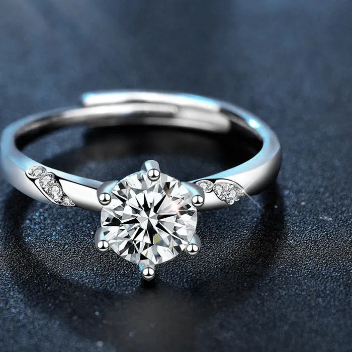 Authentic Heart Of Radiant Devotion 925 Silver Zirconia Love Ring