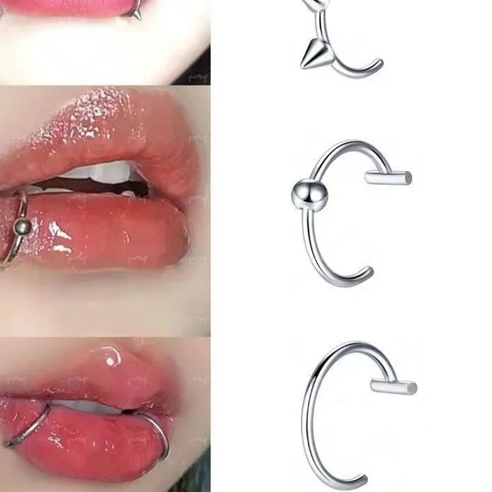 Authentic The Veil Walker's C- Clip Spirit Ring For Septum, Lip & Ear