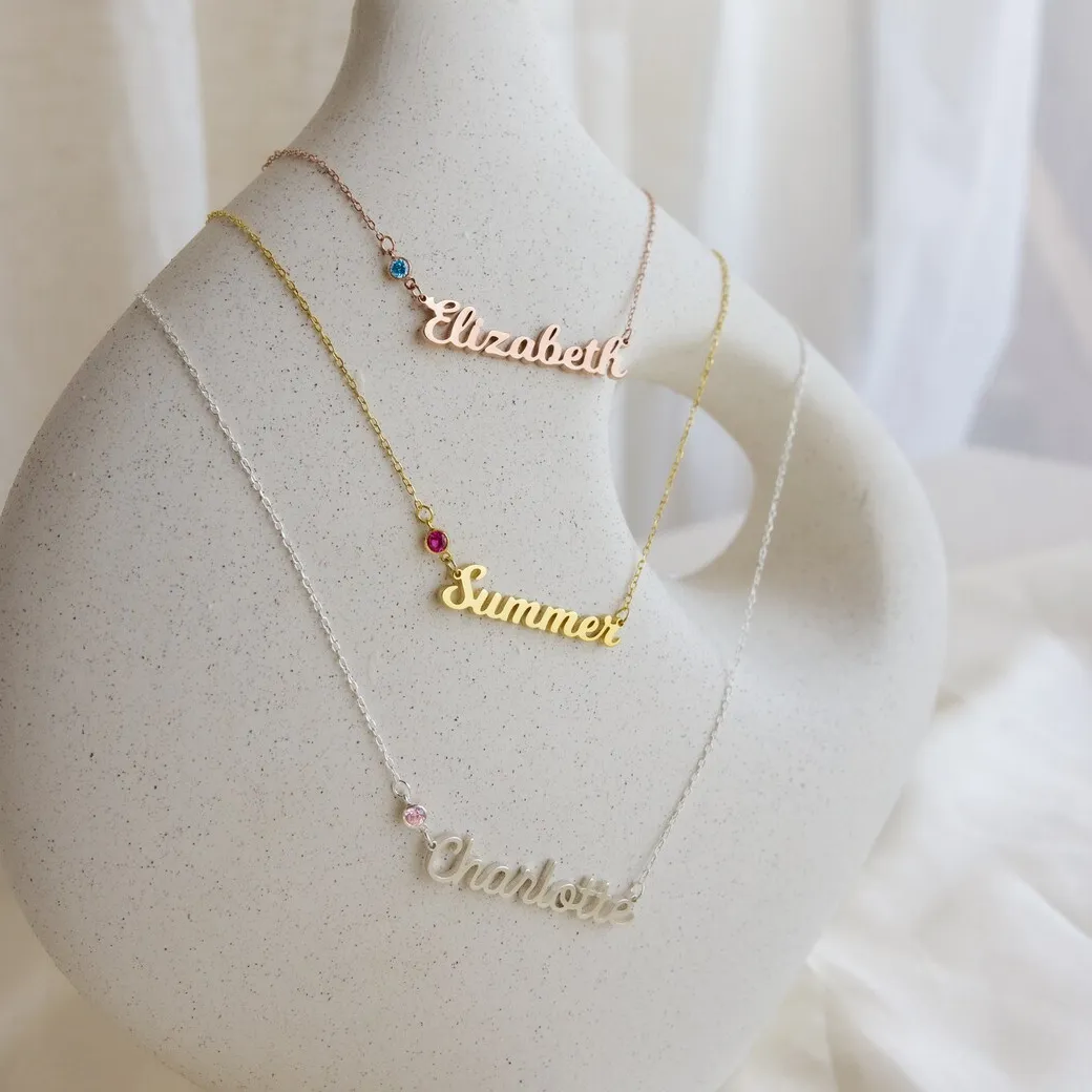 Authentic Whispered Names Pendant A Personalized Gold- Plated Soul Talisman