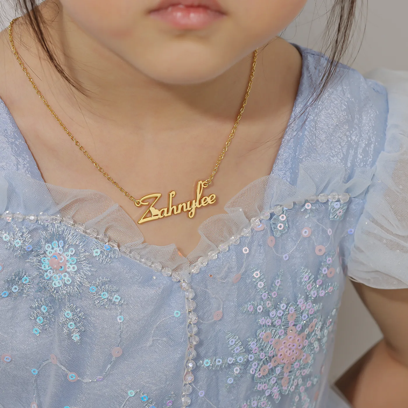 Authentic The Golden Name Necklace A Personalized Talisman Of Light And Belonging For The Little Ones