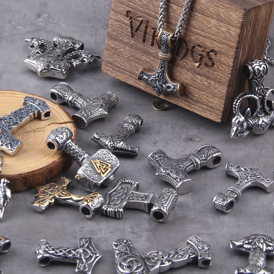 Authentic Valknut And Mjolnir A Sacred Norse Talisman Of Power And Protection