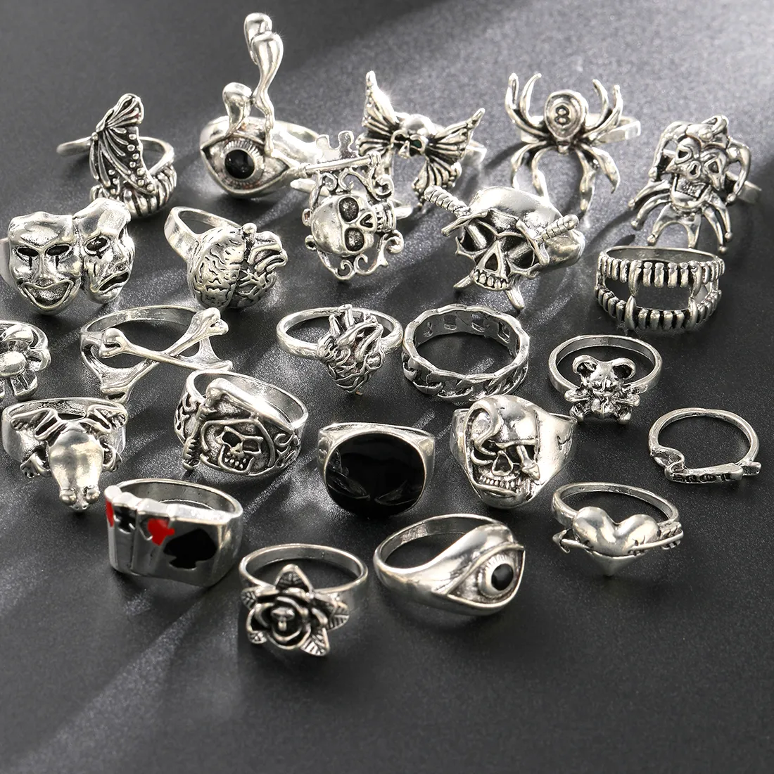 Authentic The Mystical Embrace A Gothic Skeleton Butterfly Ring Of Protection And Transformation