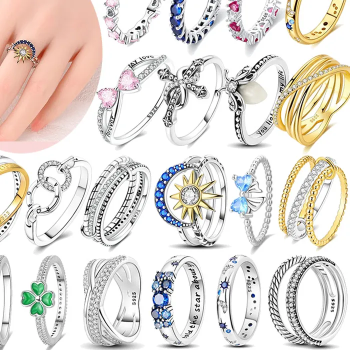 Authentic The Celestial Bowknot Ring Sun, Moon & Crown Talisman In Sterling Silver