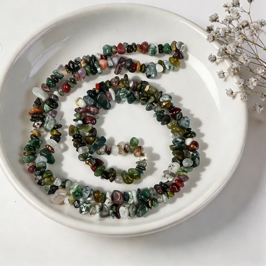 Authentic Raw Earthborn Agate Gemstone Chips- Soulful Artisan Beads For Sacred Jewelry Crafting