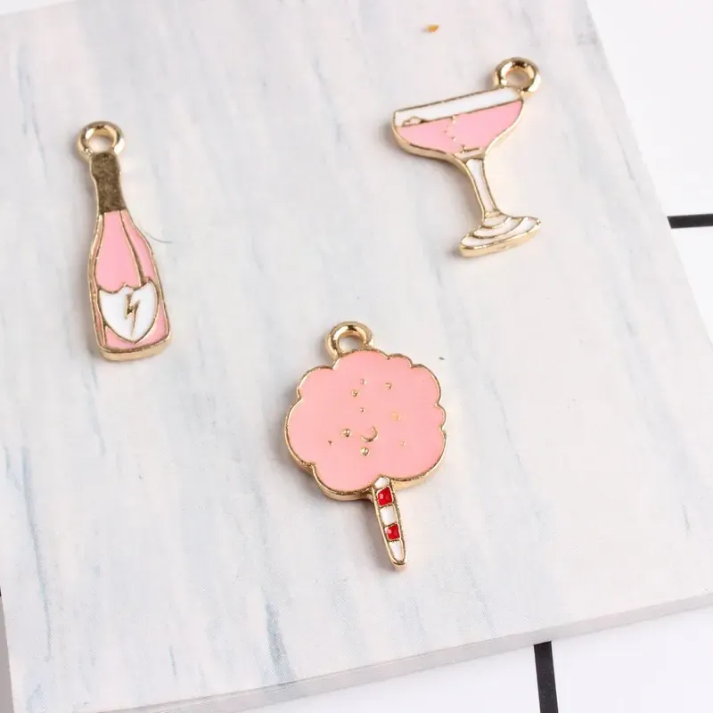 Authentic Bottled Whimsy Enchanted Cotton Candy Wine Bottle Charms For Dreamy Diy Talismans
