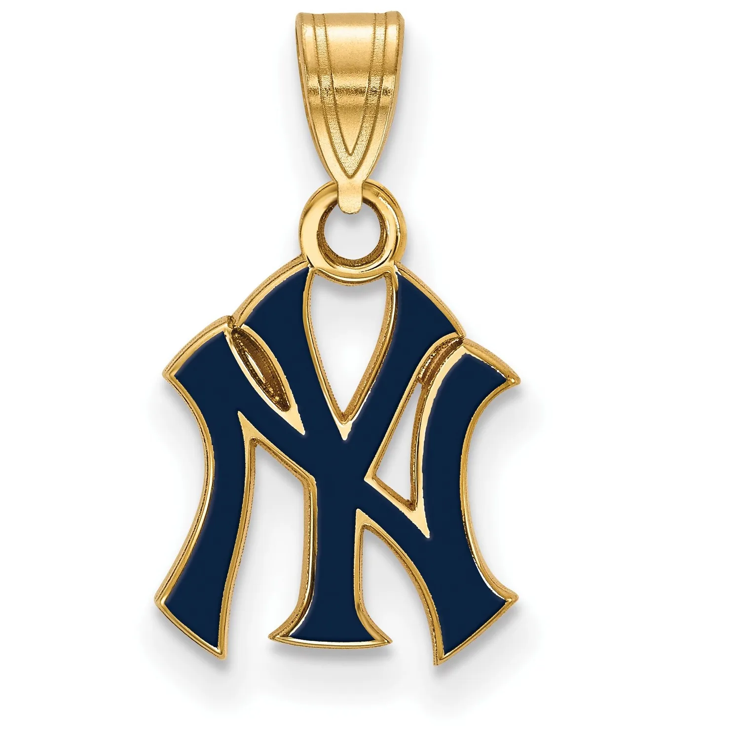 Authentic The York Yankees' Enchanted Gold- Plated Sterling Silver Amulet