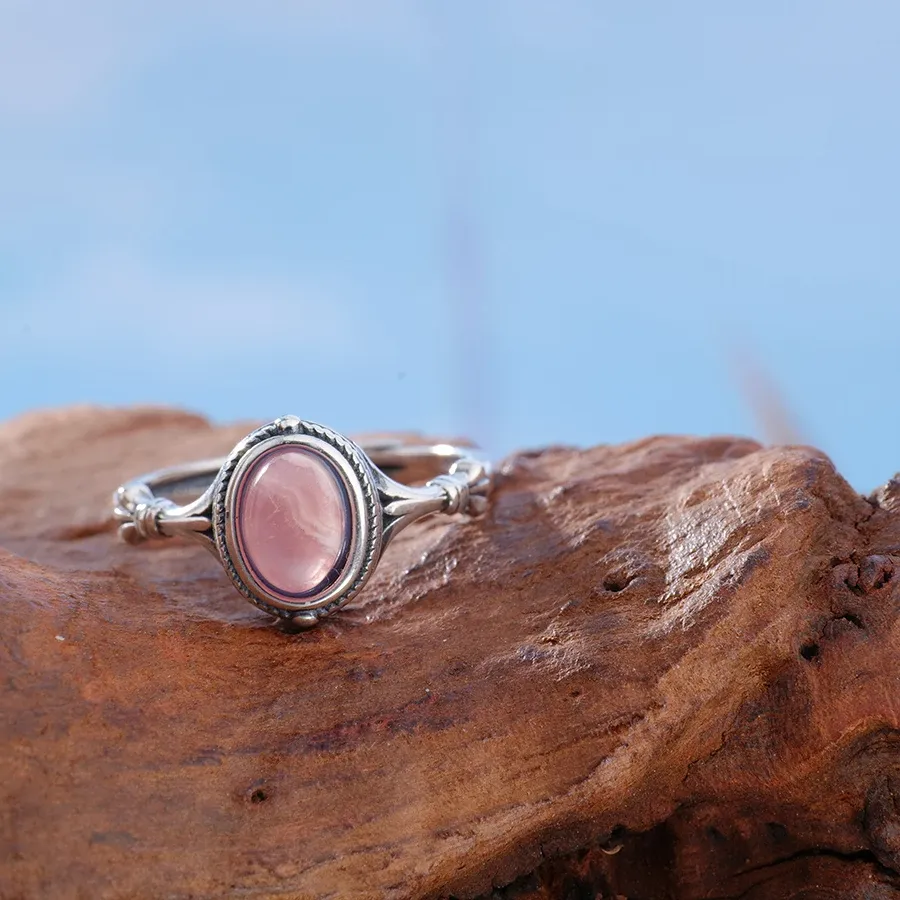 Authentic The Rhodochrosite Rose A Gold- Plated Talisman Of Compassionate Heart Healing And Bohemian Spirit