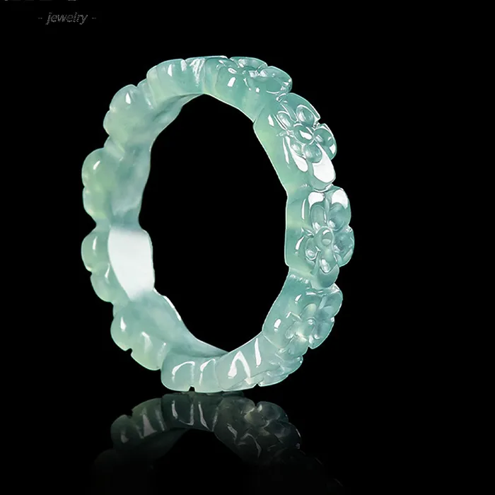 Authentic Celestial Peach Blossom Jade Ring Of Eternal Love And Harmonious Union