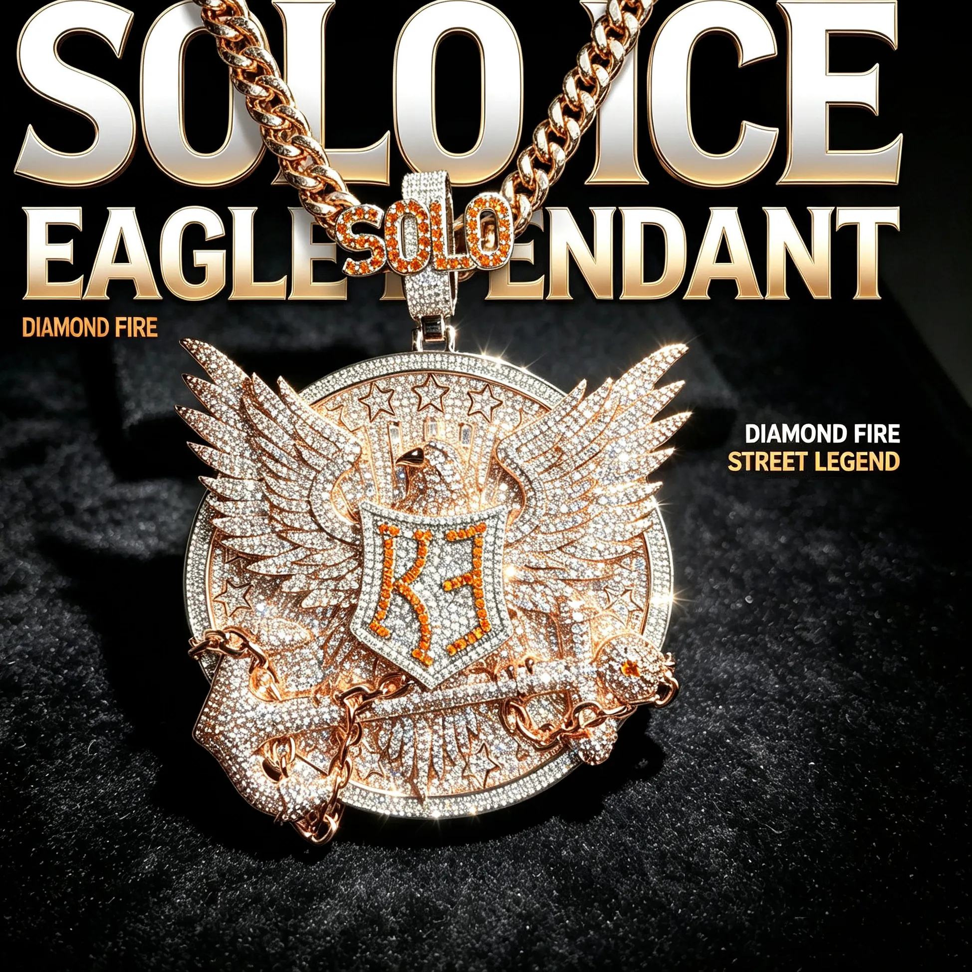 Authentic The Celestial Eagle: Winged Amulet of Sovereign Vision
