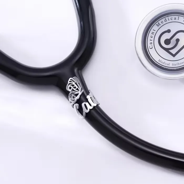Authentic Personalized Alchemical Butterfly Talisman For Stethoscope- Gold- Plated Sacred Geometry Healing With Name Engraving For Protection And Transformation
