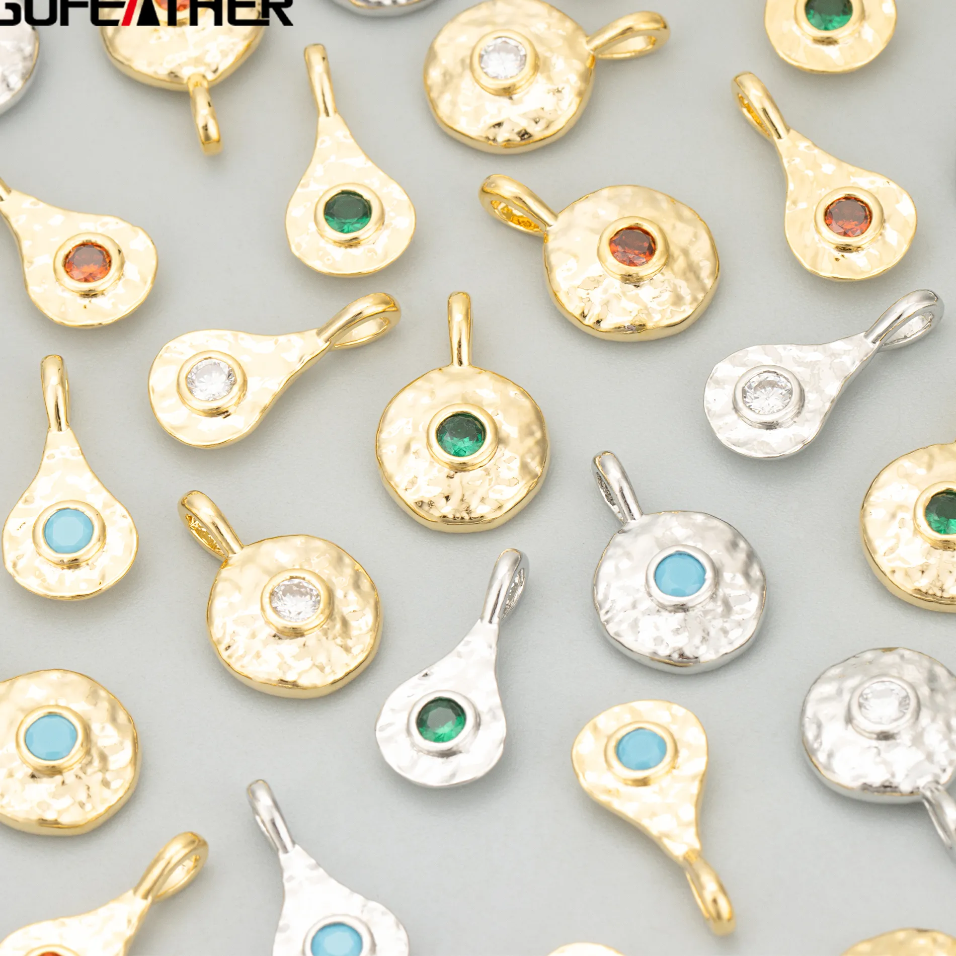 Authentic Radiant Zirconia Constellation Charms: Vessels of Golden Light