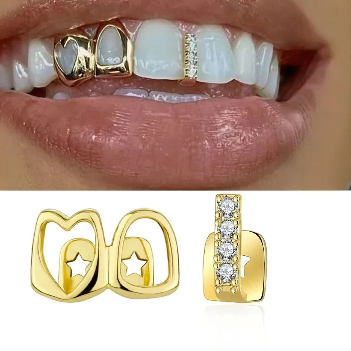 Authentic Hollow Heart Gold Grillz A Talisman Of Love And Radiant Self- Expression