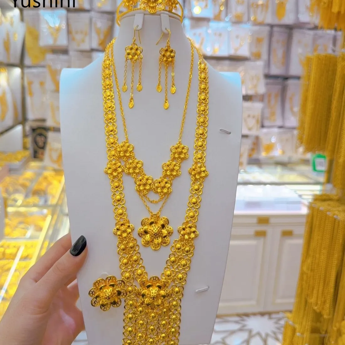 Authentic Celestial Gold Ritual A 24K Gold- Plated Ensemble And Sacred Unions