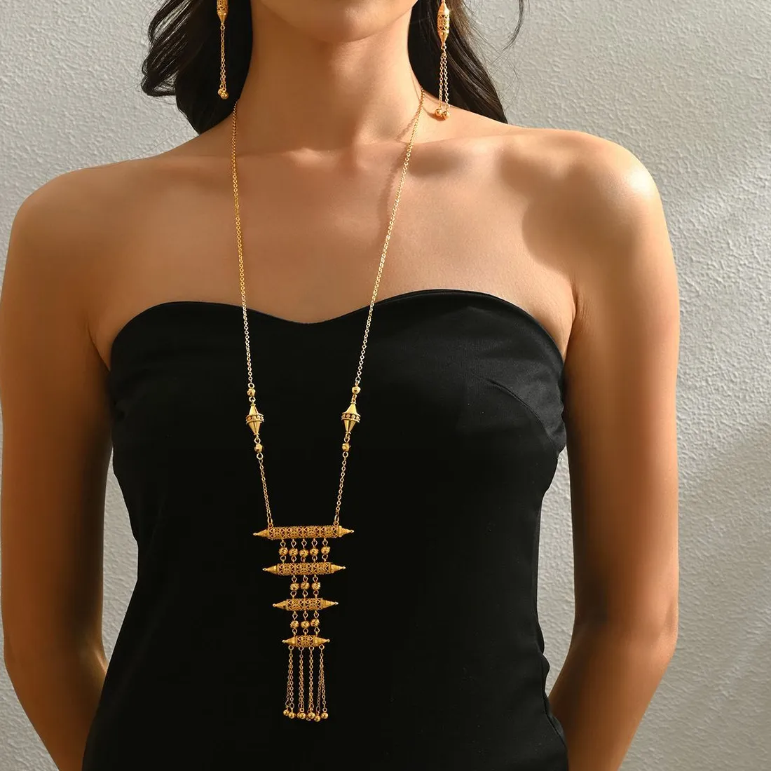 Authentic Sacred Union Talisman Golden Vows Pendant & Earrings Of Eternal Devotion
