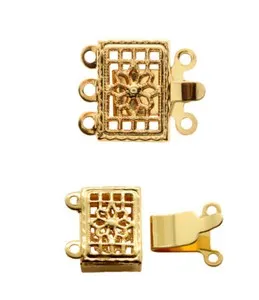 Authentic The Circle Of Binding 12Mm Gold- Plated Insertion Clasp With Loops