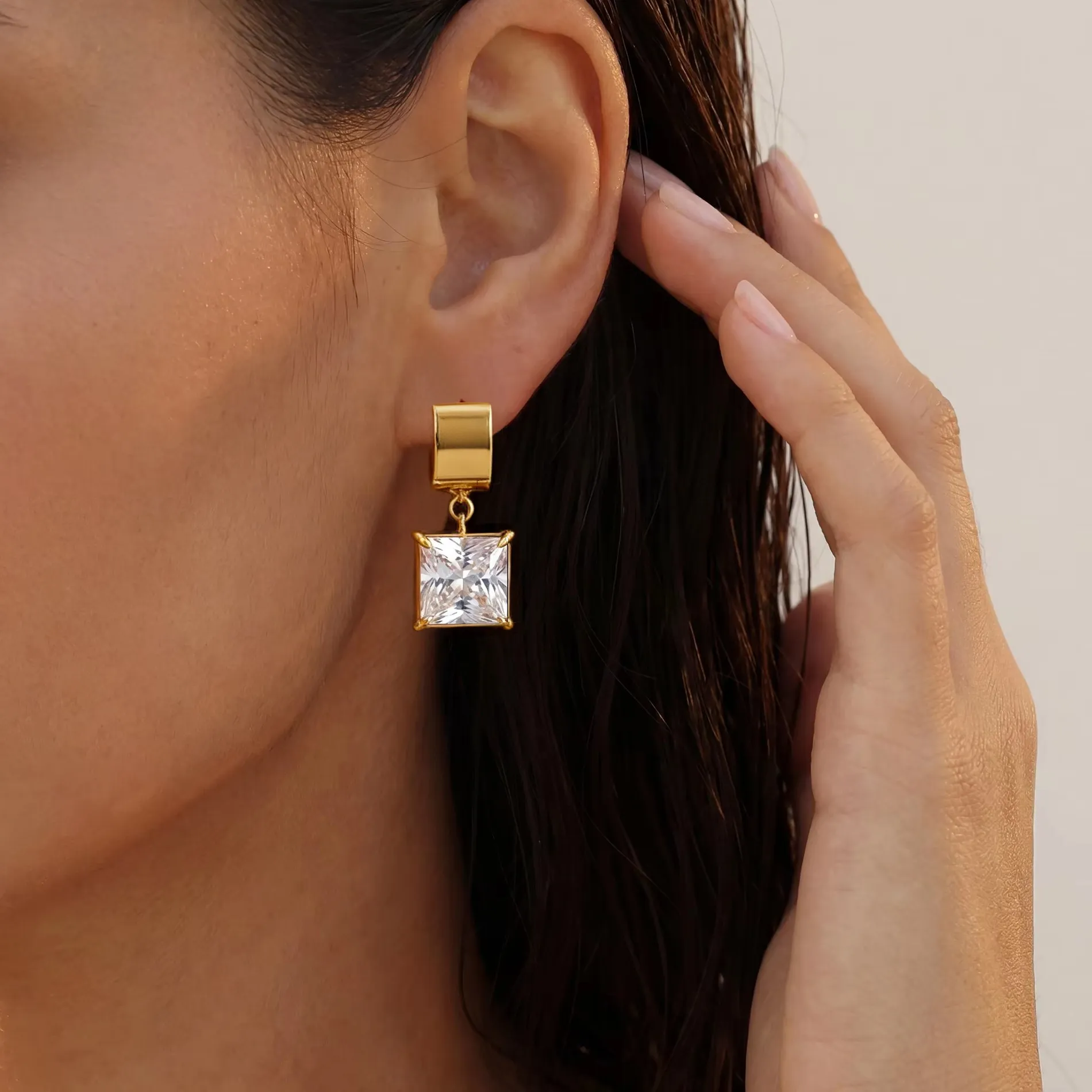 Authentic Celestial Tears of Light - Aura Harmonizing Zircon Earrings