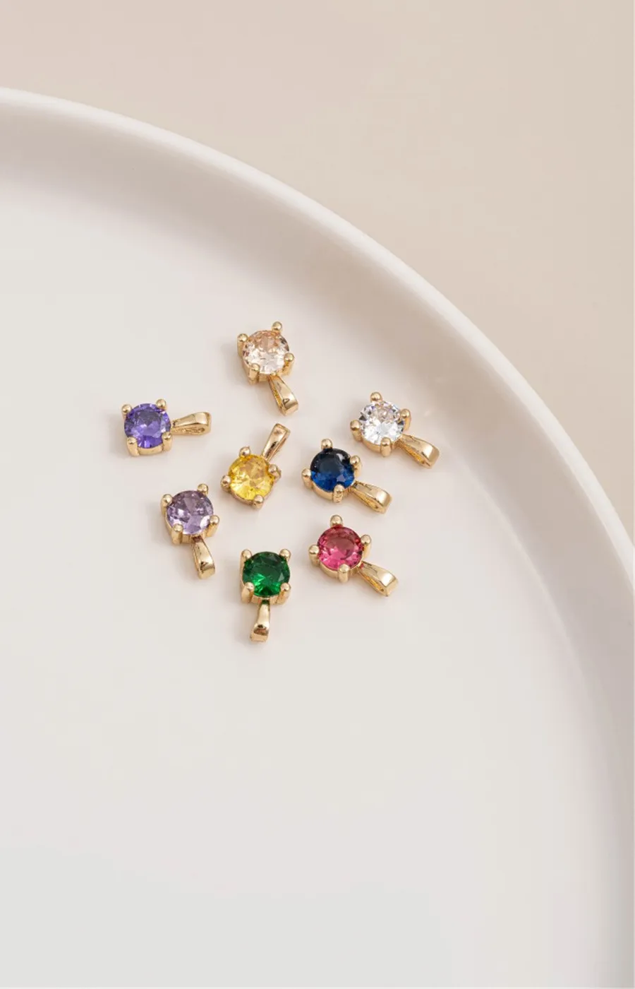 Authentic The Quadrant Of Radiance 14K Gold And Crystalline Zirconia Talisman