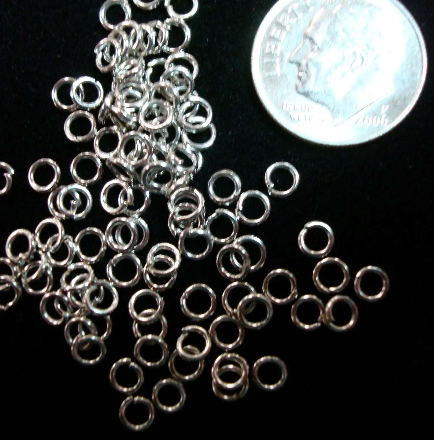 Authentic Moonlit Whispers 100 Gold- Plated Jump Rings For Sacred Crafting