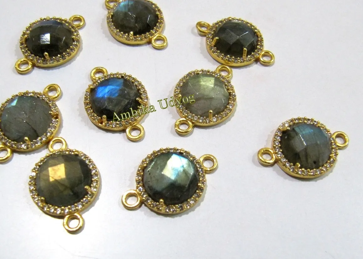 Authentic Celestial Labradorite & Gilded Light: The Briolette Connection Set