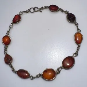 Authentic The Sunken Sun: Vintage Baltic Amber Graduated Talisman Bracelet