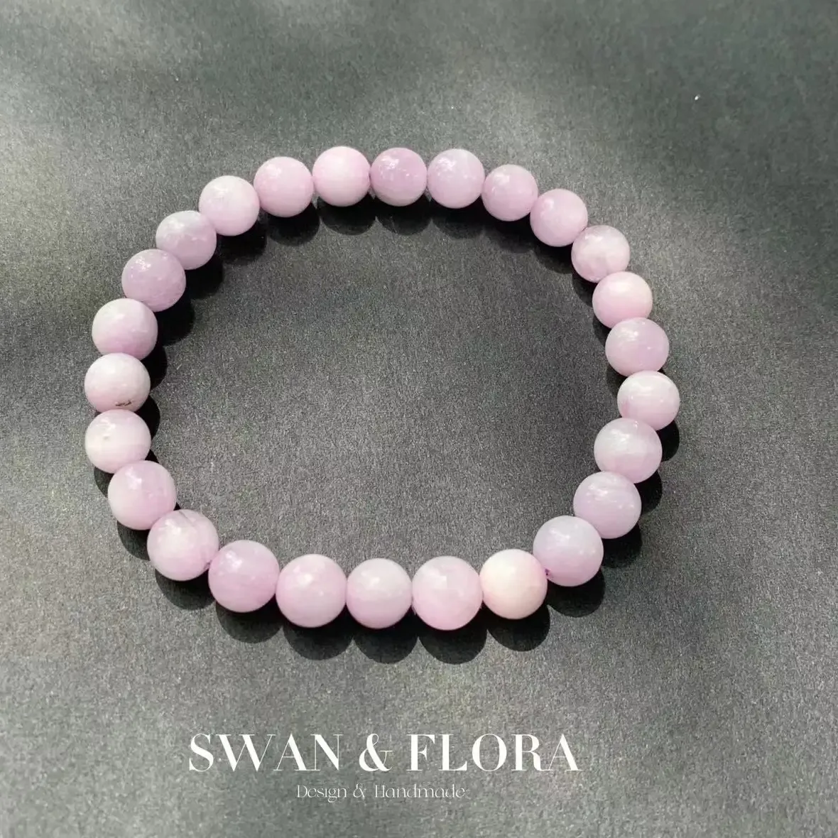 Authentic 6- 7Mm Natural Spodumene Quartz Kunzite Bracelet Woman Man Wealthy Beads From Brazil Jewelry Aaaaa