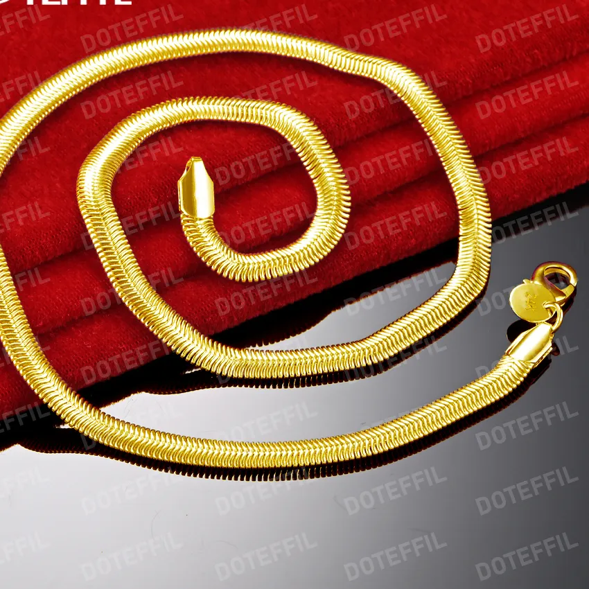 Authentic The Golden Serpent Flow 18K Gold- Plated Talismanic Chain
