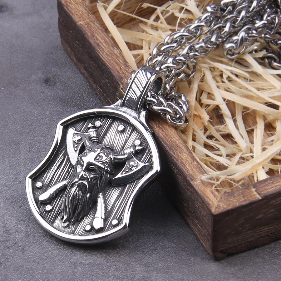 Authentic Amulet Of The Valiant Warrior Axe & Shield Of Eternal Strength