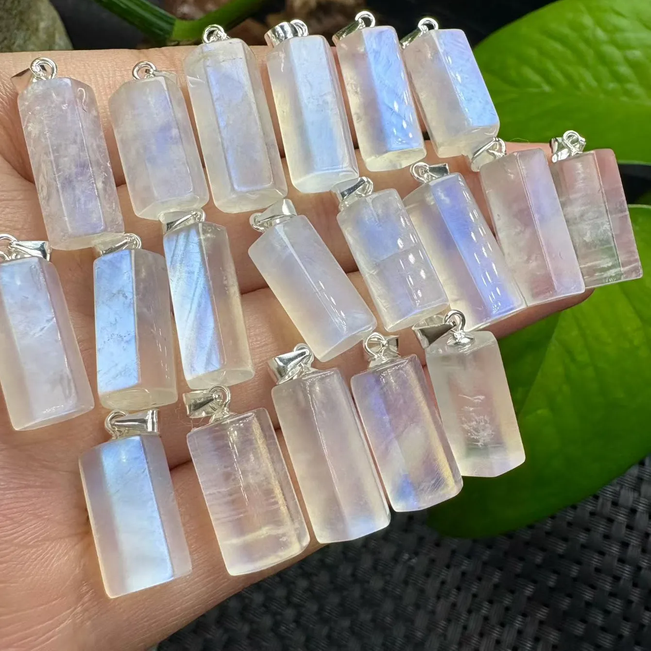 Authentic Mystic Moonstone Prism Unlocking Celestial Healing