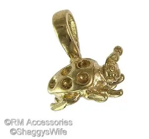 Authentic Luminous Ladybug Charm: Protection and Good Fortune
