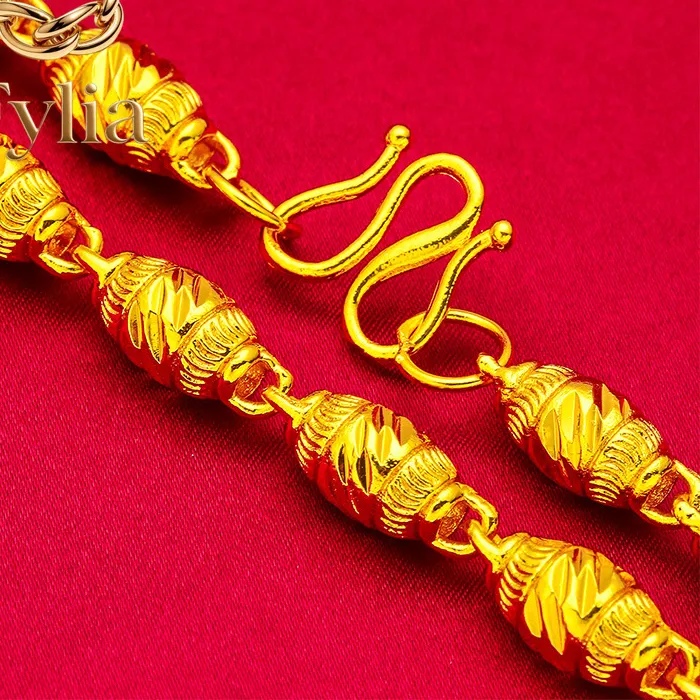 Authentic Olive Chain Of Solar Authority 8Mm Matte Gold- Plated Talisman Link