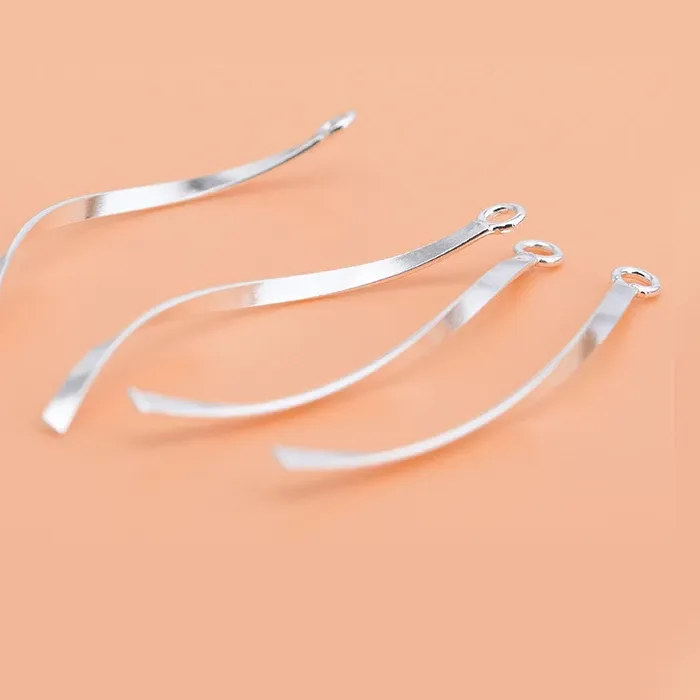 Authentic Five Threads Of Lunar Craft S925 Sterling Silver Tassel Ear Line Bases For The Artisan Soul