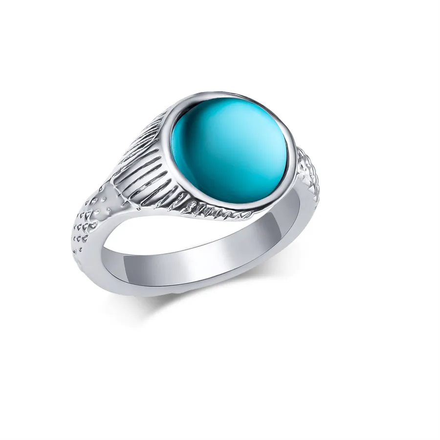 Authentic Classic Tv Drama Mako Mermaid Ring Luxurious Inlay Crystal Jewelry For Island Of Secrets Film Fans Accessories