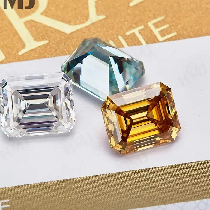 Authentic Emerald Cut Moissanite The Crystal Of Sacred Light And Divine Clarity