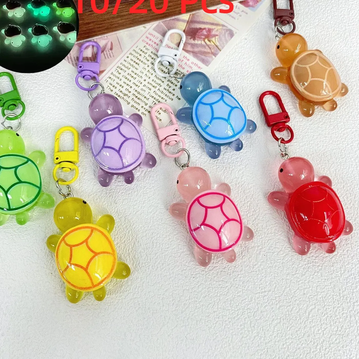 Authentic Luminous Turtle Amulet Of Gentle Protection